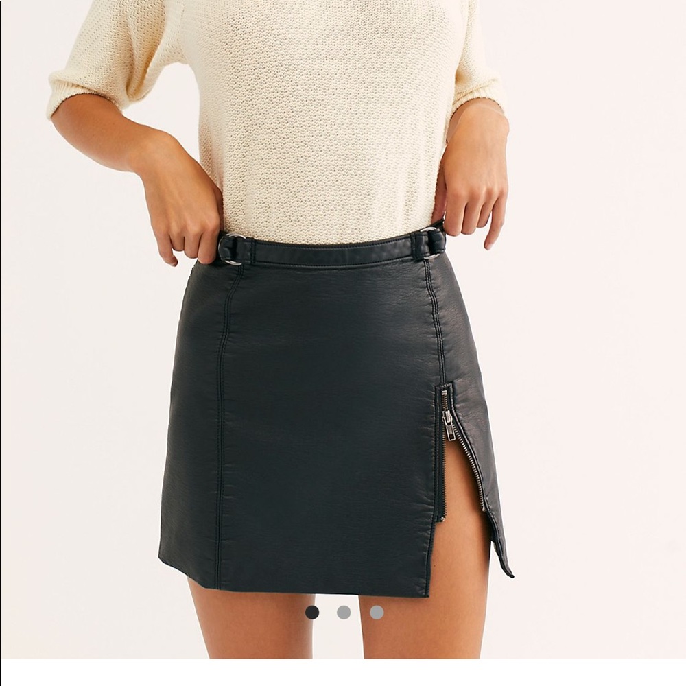 Free people midnight magic mini skirt
